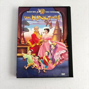 The King And I DVD 1999 Rated G Kids Movie Animated Vintage Classic Movie
